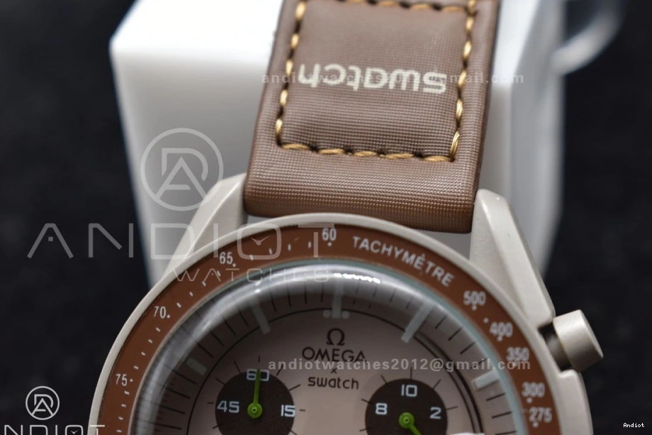 Nylon Quartz Swatch Strap Bioceramic Moonwatch On Omega X Mission Saturn To 1219